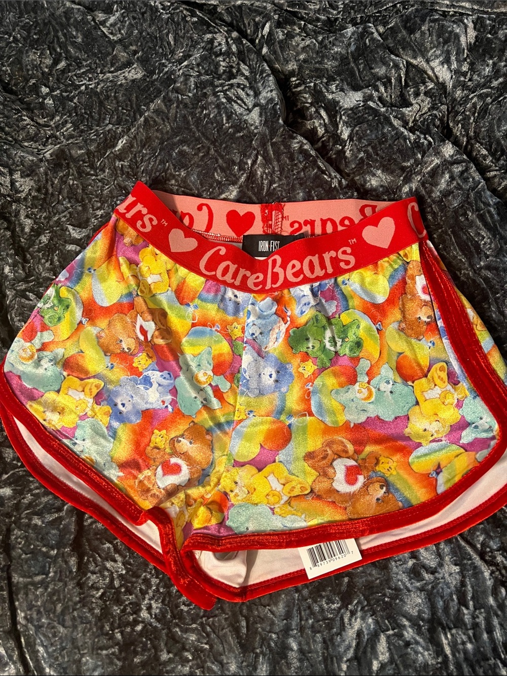 NWT Iron Fist Care Bears Lots a Rainbows Shorts